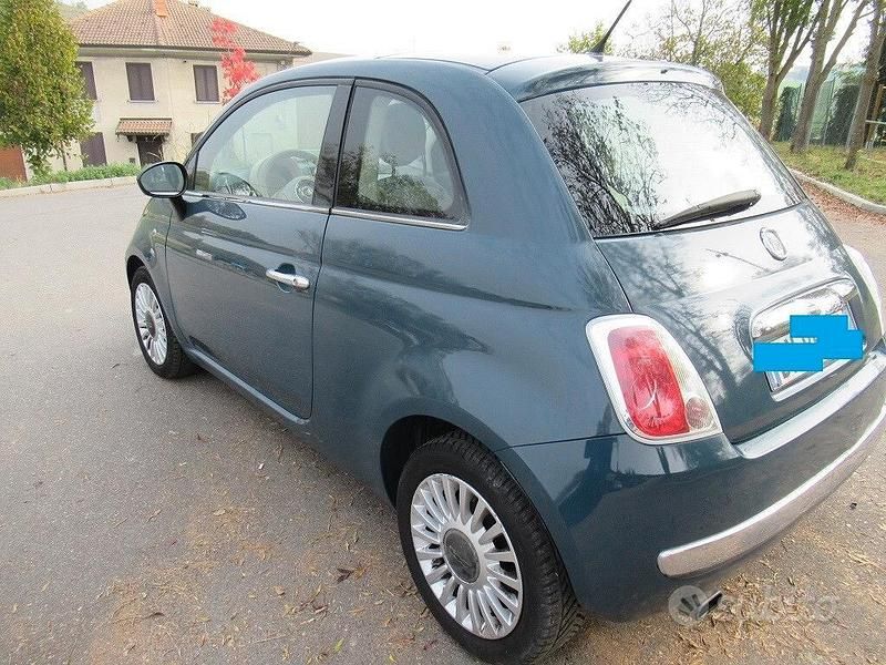 Usata Fiat 500 Lounge 69 CV (50 kW) 2008 Blu Berlina