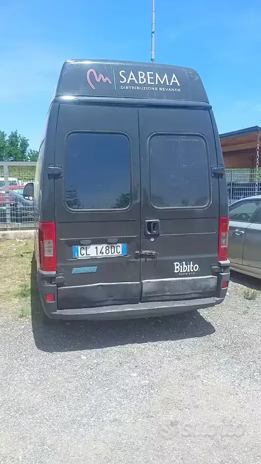 Usata Fiat Ducato 127 CV (93 kW) 2003 Nero Furgone