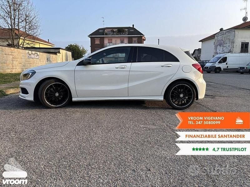 Usata Mercedes A200 135 CV (99 kW) 2015 Bianco Berlina