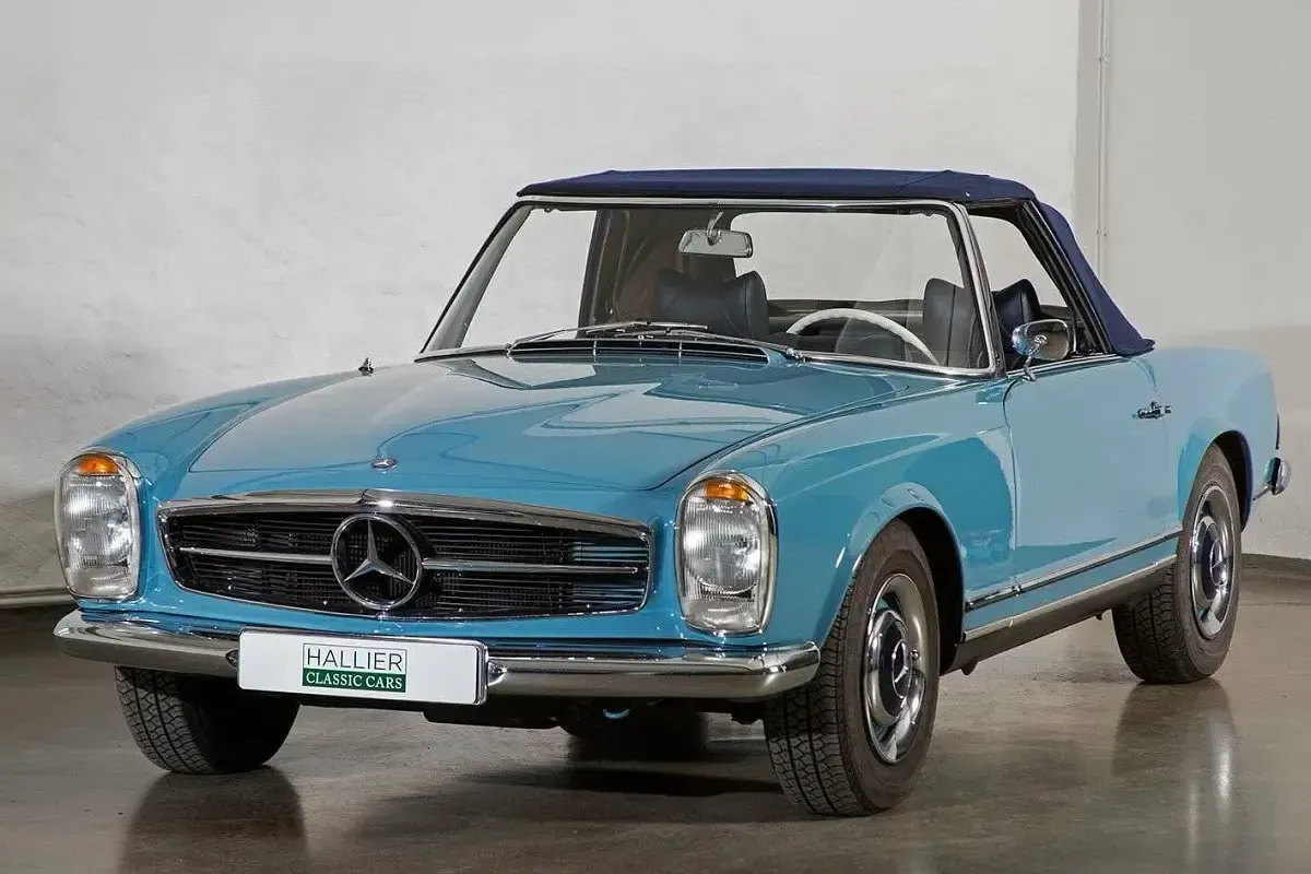 Usata Mercedes 230 150 CV (110 kW) 1965 Blu Cabrio