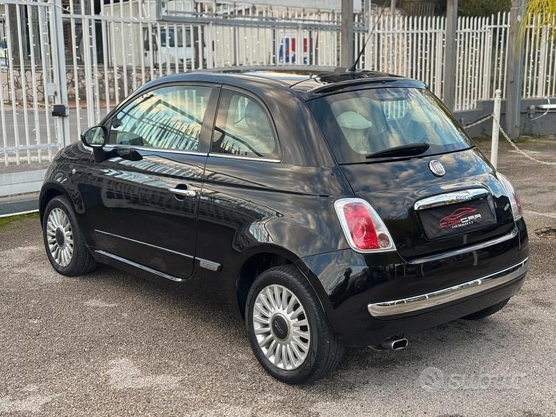 Usata Fiat 500 Lounge 75 CV (55 kW) 2009 Nero Berlina