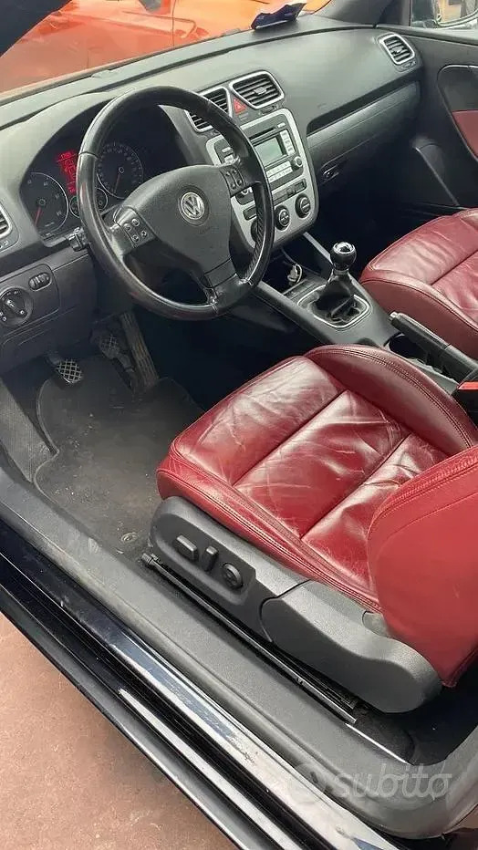 Usata VW Eos 140 CV (102 kW) 2006 Nero Cabrio
