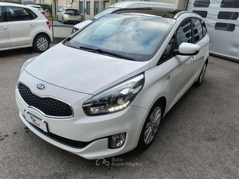 Usata Kia Carens Platinum 141 CV (103 kW) 2016 Bianco Monovolume