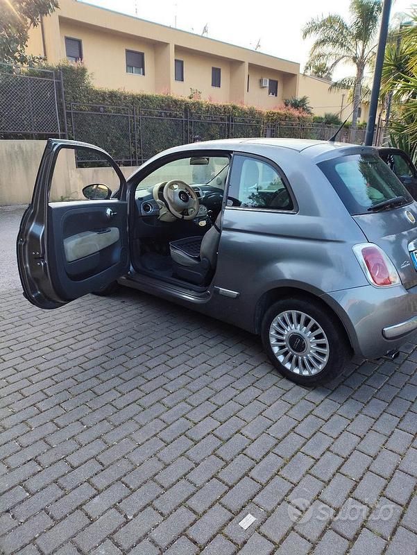 Usata Fiat 500 75 CV (55 kW) 2009 Grigio Cabrio