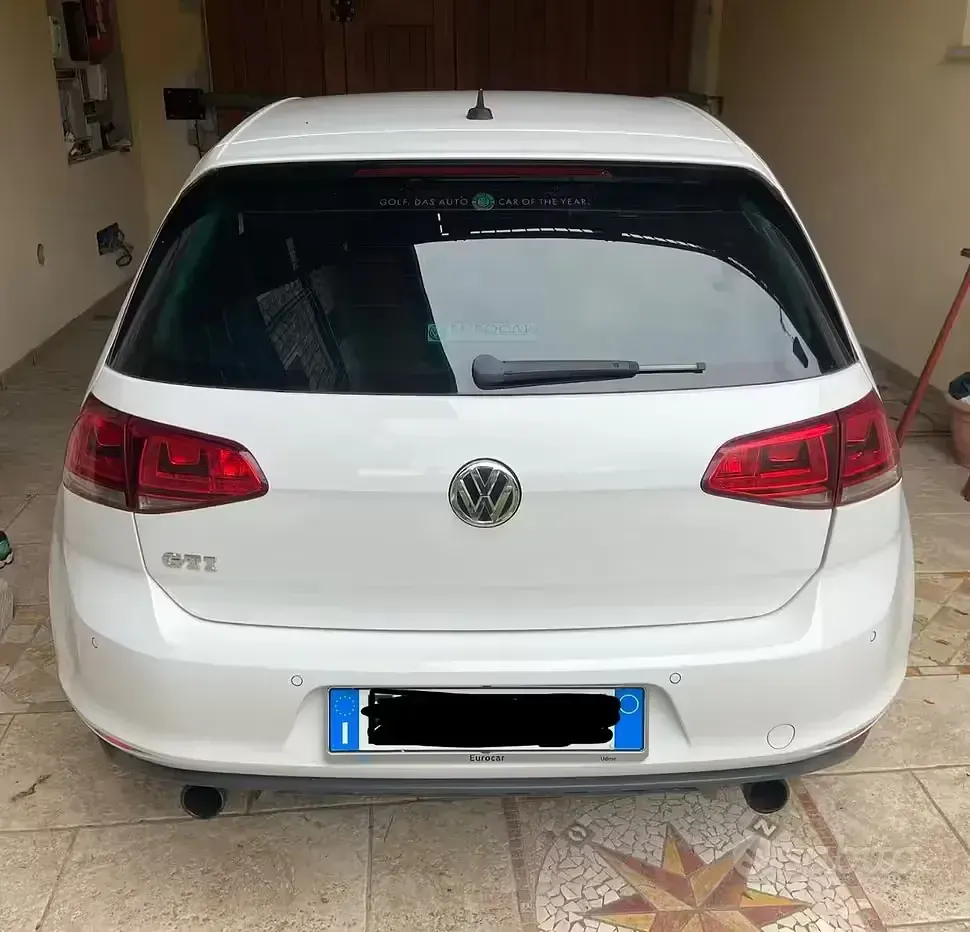 Usata VW Golf VII GTI 220 CV (161 kW) 2013 Bianco Berlina