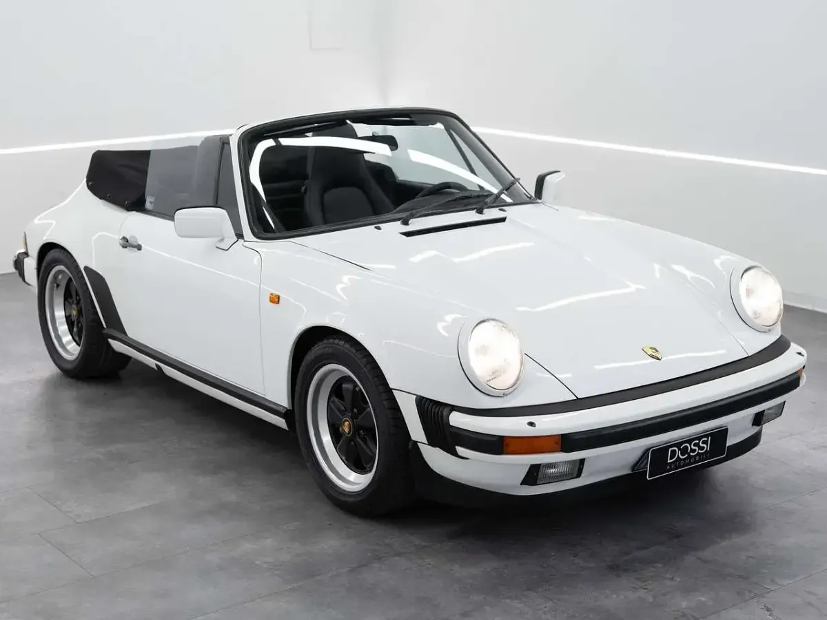 Usata Porsche 911 231 CV (169 kW) 1985 Bianco Cabrio