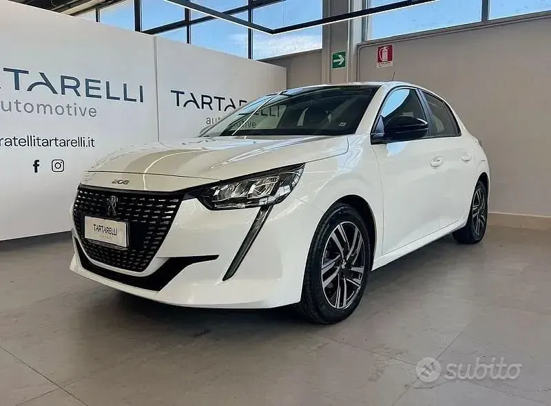 Usata Peugeot 208 Active 75 CV (55 kW) 2023 Bianco Utilitaria