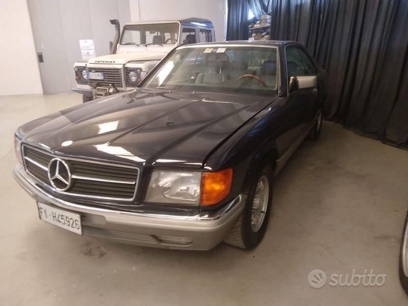 Usata Mercedes 500 231 CV (169 kW) 1985 Blu/azzurro Coupé