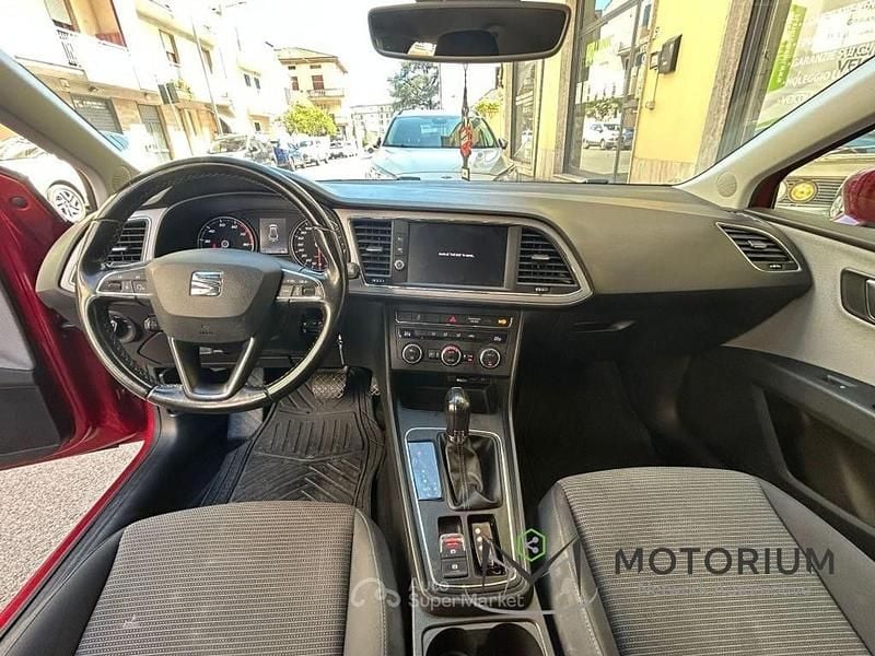 Usata Seat Leon ST Black Edition 131 CV (96 kW) 2020 Rosso Station wagon