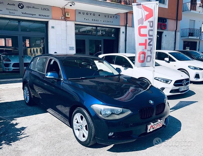 Usata BMW 116 Efficient Dynamics 116 CV (85 kW) 2012 Blu Utilitaria