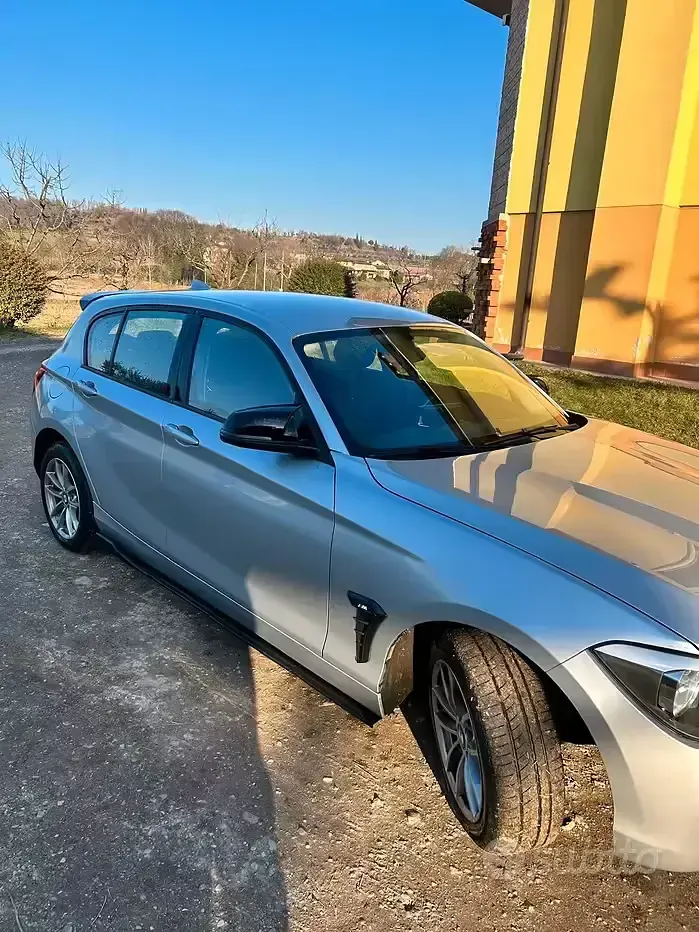 Usata BMW 114 Efficient Dynamics 95 CV (69 kW) 2014 Grigio Utilitaria
