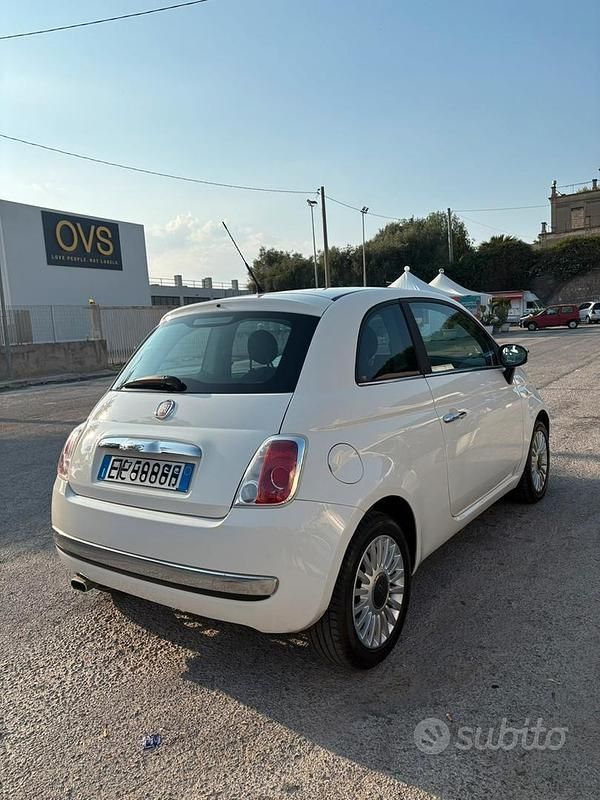 Usata Fiat 500 69 CV (50 kW) 2012 Bianco Utilitaria