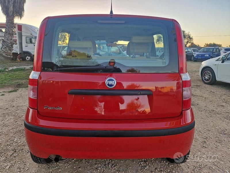 Usata Fiat Panda Dynamic 60 CV (44 kW) 2007 Rosso Utilitaria