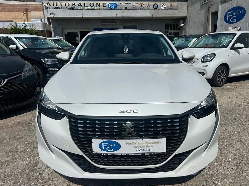 Usata Peugeot 208 Active 75 CV (55 kW) 2020 Bianco Utilitaria