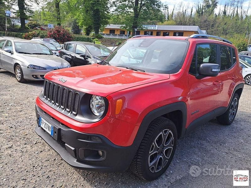 Usata Jeep Renegade Limited 170 CV (125 kW) 2018 Rosso SUV
