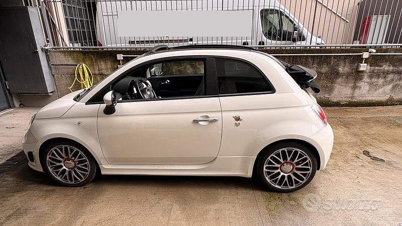 Usata Abarth 595 Turismo 160 CV (117 kW) 2015 Bianco Cabrio