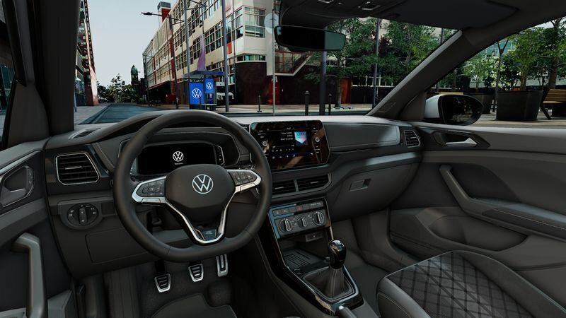 Nuova VW T-Cross R-line Plus 115 CV (84 kW) 2025 Reflex silver SUV