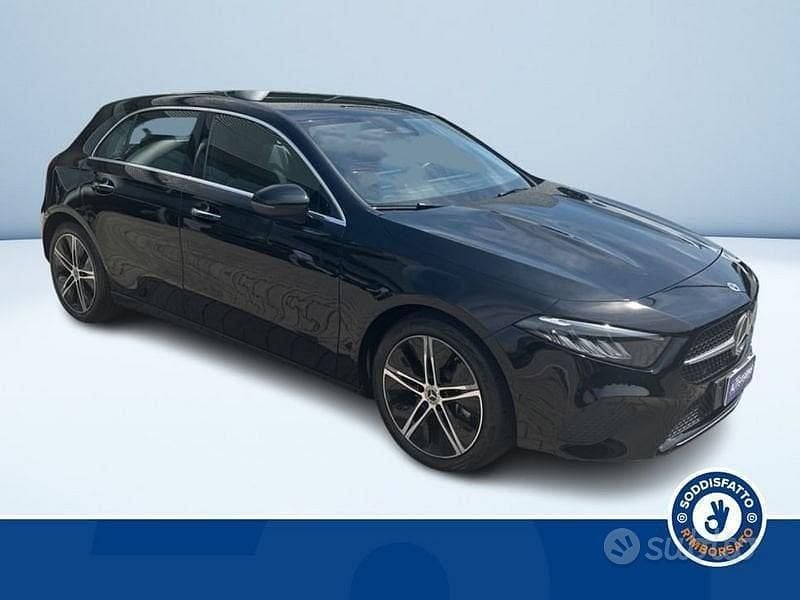 Usata Mercedes A180 Advanced Plus 116 CV (85 kW) 2024 Nero metallizzato Berlina