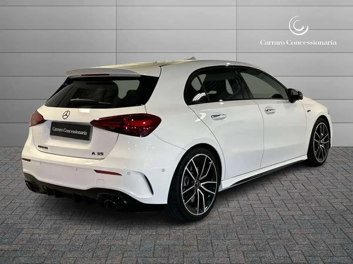 Usata Mercedes A35 AMG AMG Line Premium Plus 306 CV (225 kW) 2023 Bianco Berlina