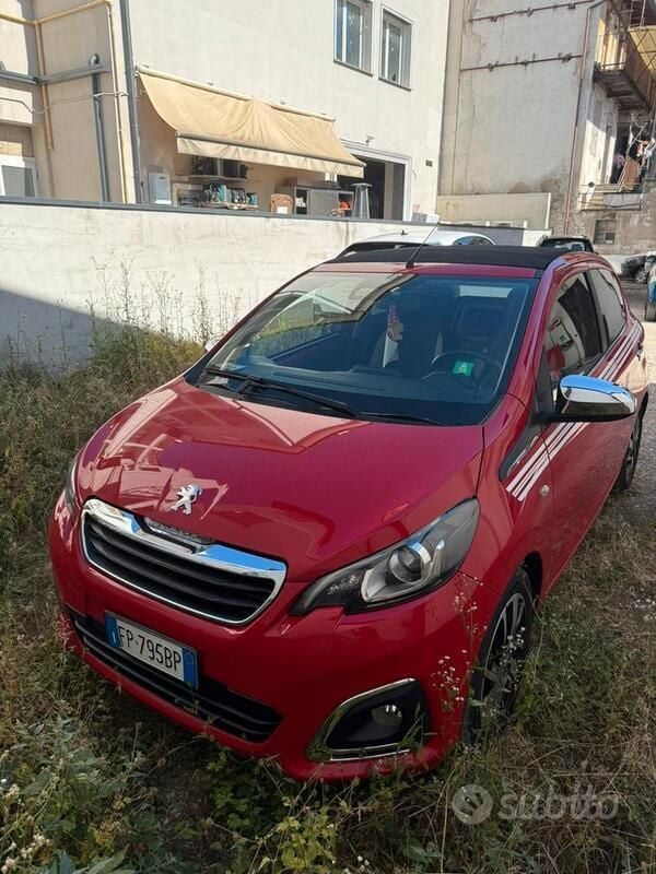 Usata Peugeot 108 82 CV (60 kW) 2017 Rosso Utilitaria