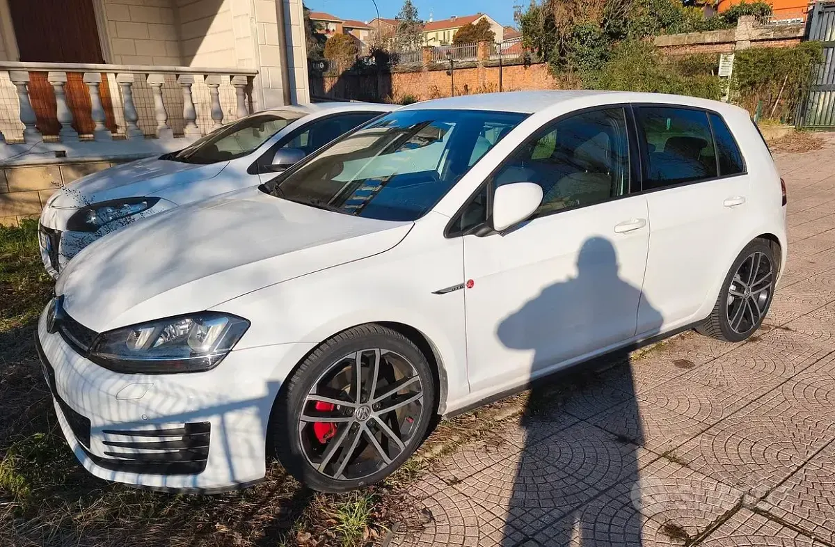 Usata VW Golf VII GTD 184 CV (135 kW) 2015 Bianco Berlina