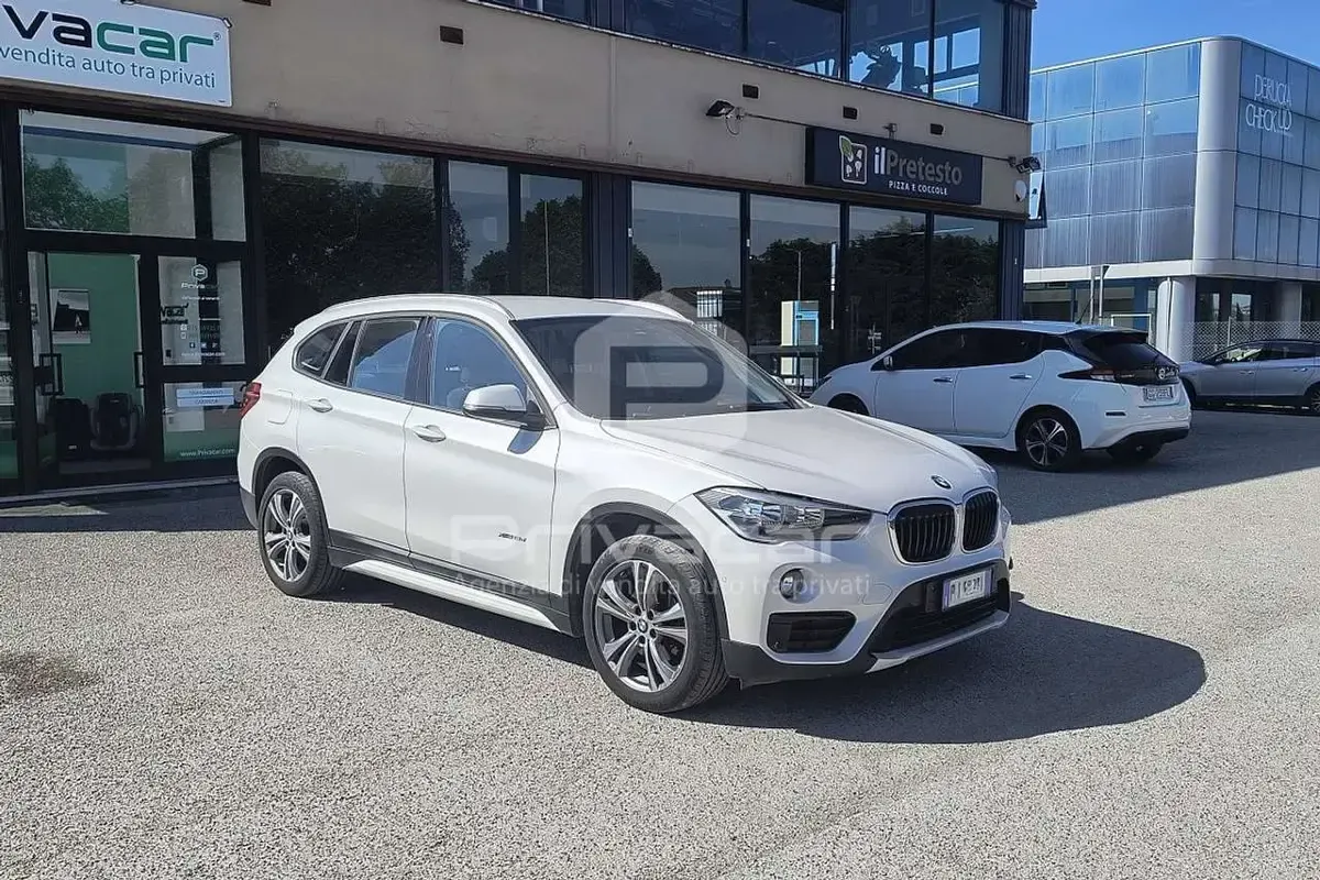 Usata BMW X1 Sport Line 150 CV (110 kW) 2017 Bianco SUV