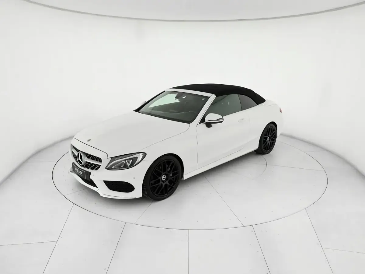 Usata Mercedes C220 Premium 170 CV (125 kW) 2018 Bianco Cabrio