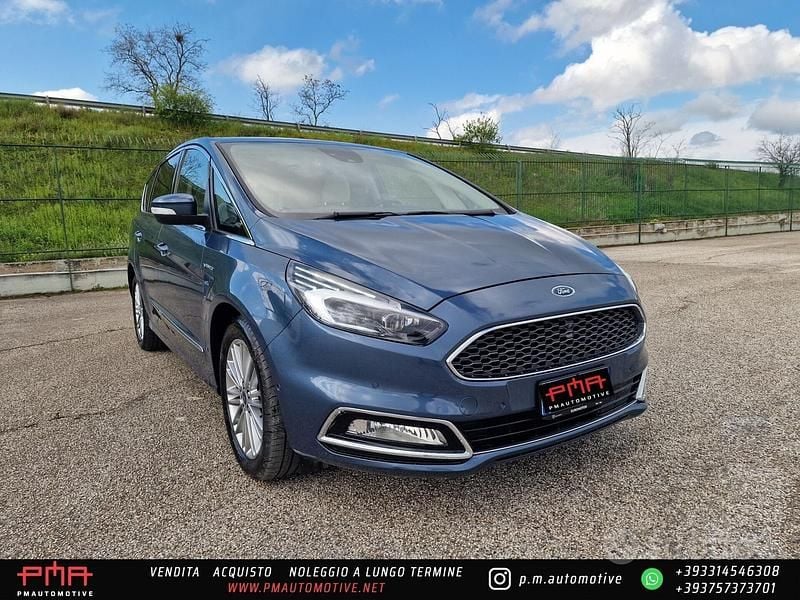 Usata Ford S-MAX Vignale 190 CV (139 kW) 2019 Blu Monovolume