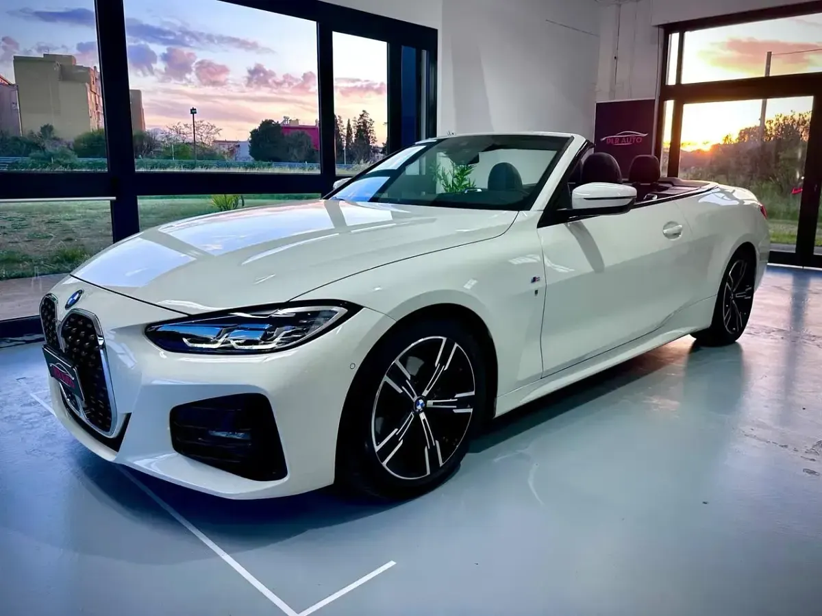 Usata BMW 420 Cabriolet M Sport 190 CV (139 kW) 2021 Bianco Cabrio