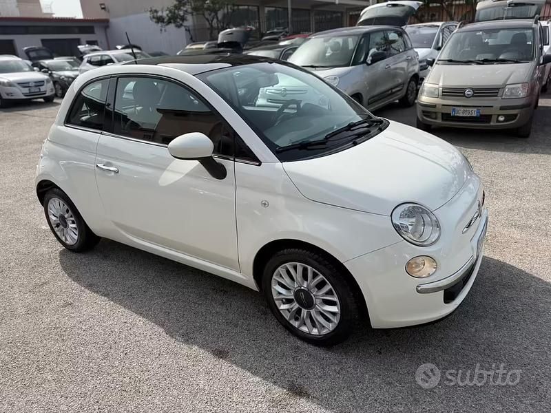 Usata Fiat 500 Lounge 69 CV (50 kW) 2015 Bianco Berlina
