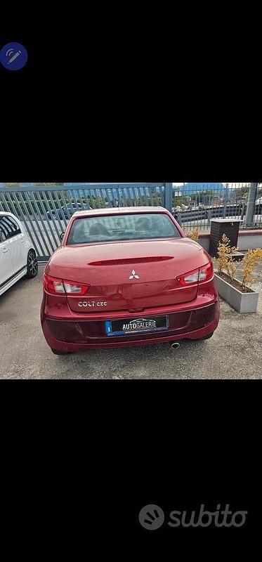 Usata Mitsubishi Colt 95 CV (69 kW) 2008 Rosso Cabrio
