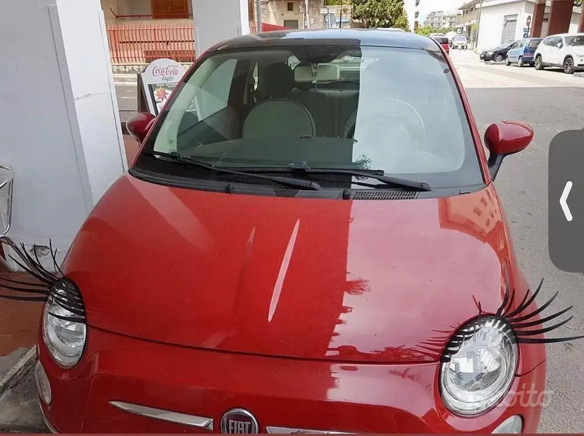 Usado Fiat 500 69 CV (50 kW) 2008 Rojo Utilitario