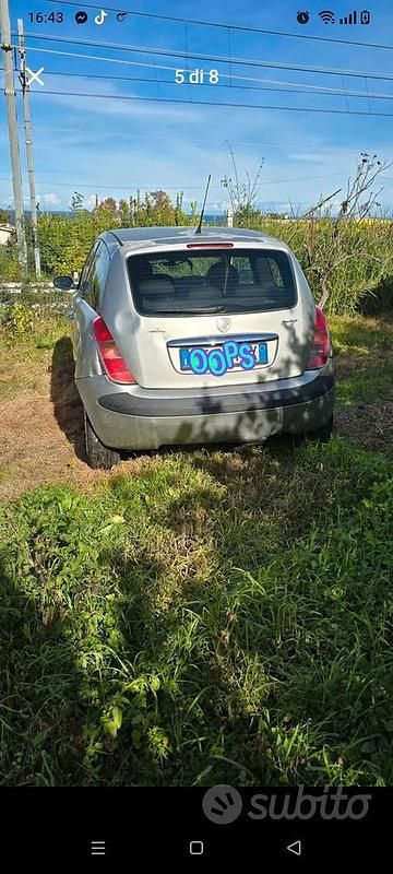 Usata Lancia Ypsilon 69 CV (50 kW) 2005 Utilitaria