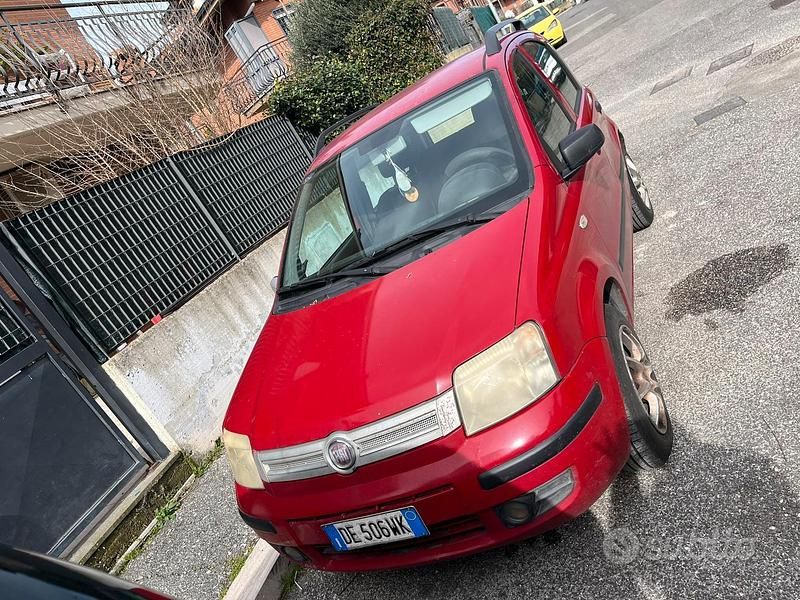 Usata Fiat Panda 2007 Rosso Utilitaria