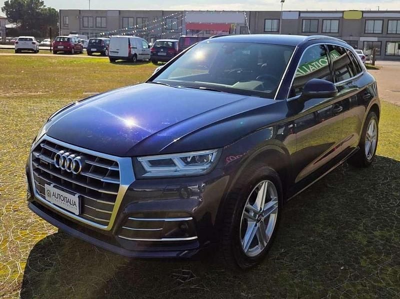 Usata Audi Q5 S-line plus 286 CV (210 kW) 2019 Blu/azzurro SUV