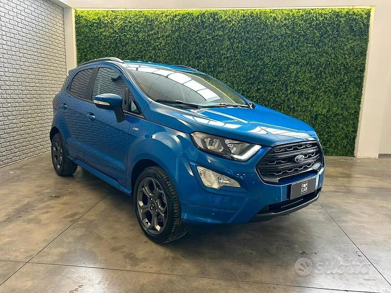 Usata Ford Ecosport ST 125 CV (91 kW) 2022 Blu elettrico metallizzato SUV
