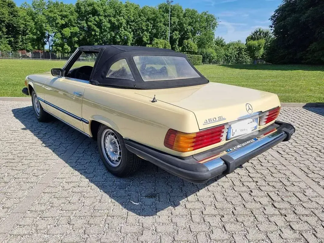 Usata Mercedes SL450 218 CV (160 kW) 1974 Giallo Cabrio