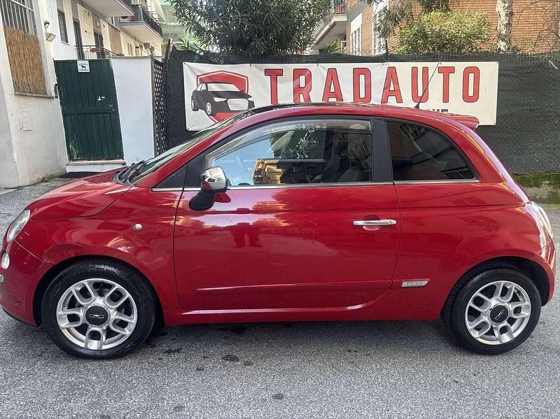 Usata Fiat 500 Sport 69 CV (50 kW) 2009 Rosso Cabrio