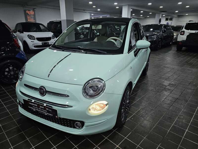 Usata Fiat 500 Lounge 95 CV (69 kW) 2018 Verde lattementa metallizzato Utilitaria
