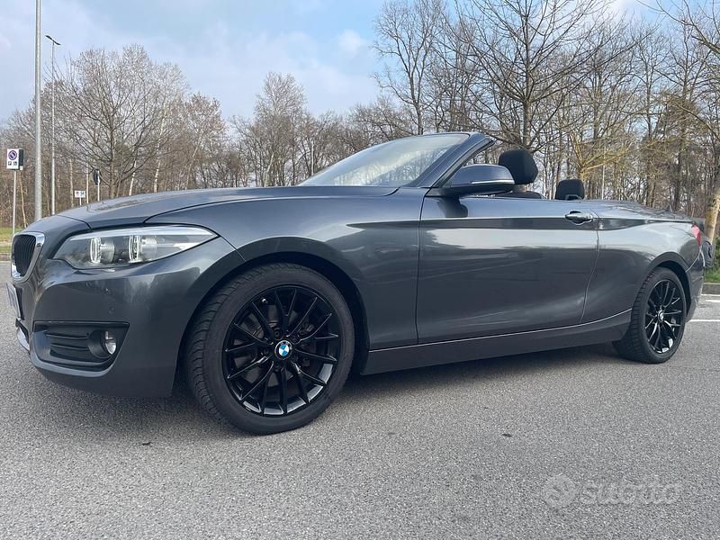 Usata BMW 220 184 CV (135 kW) 2017 Grigio Cabrio