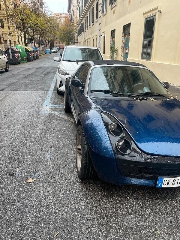 Usata Smart Roadster 82 CV (60 kW) 2003 Blu Cabrio