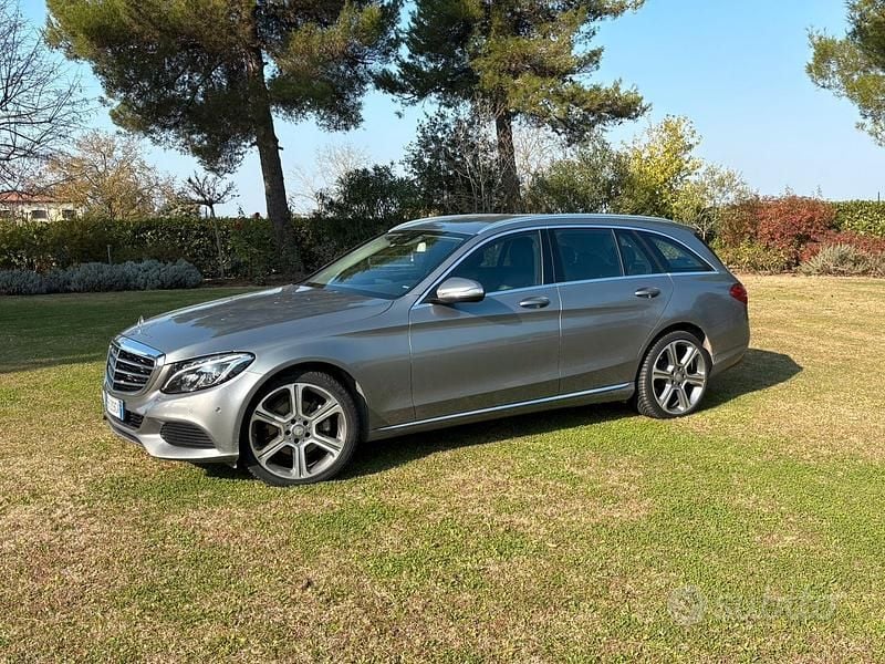 Grigio Usata 2015 Mercedes C220 Exclusive Station wagon | 13.500 € (Buon prezzo) - Immagine 1/4