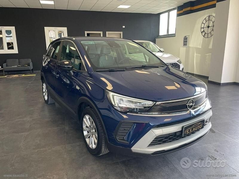 Usata Opel Crossland X Elegance 83 CV (61 kW) 2021 Blu SUV