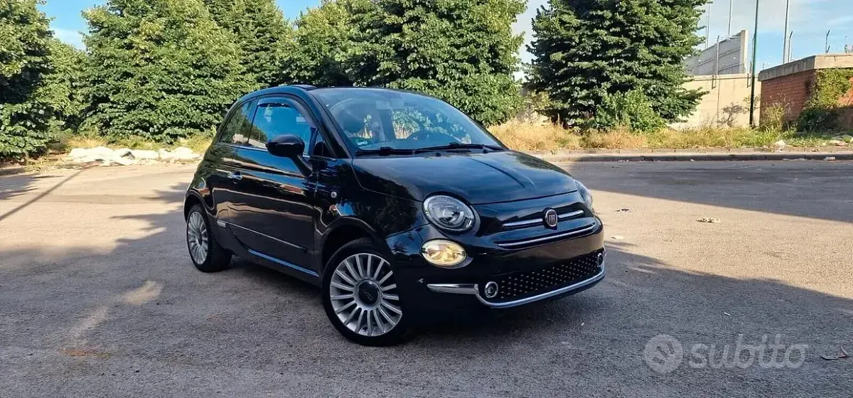 Usata Fiat 500C Lounge 69 CV (50 kW) 2018 Nero Cabrio