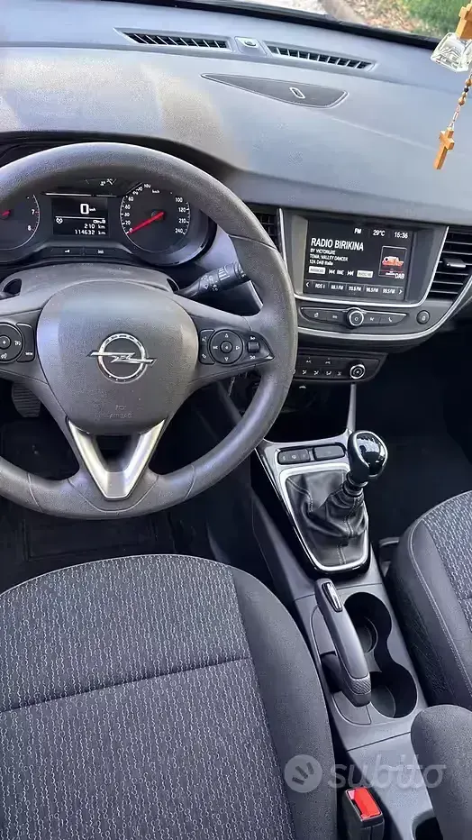 Usata Opel Crossland X 110 CV (80 kW) 2020 Nero SUV