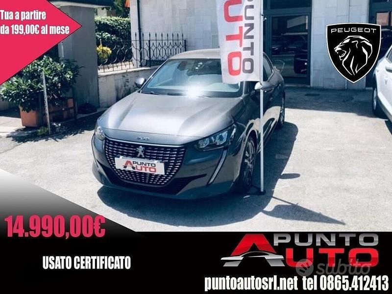 Usata Peugeot 208 Business-Line 102 CV (75 kW) 2021 Grigio Utilitaria