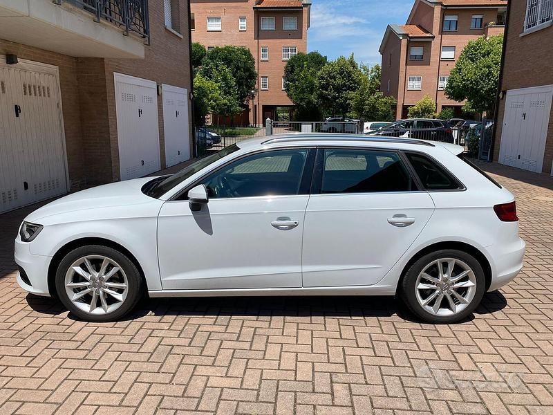 Usata Audi A3 Ambiente 105 CV (77 kW) 2014 Bianco Berlina