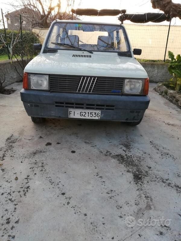 Usata Fiat Panda 34 CV (25 kW) 1986 Bianco Utilitaria