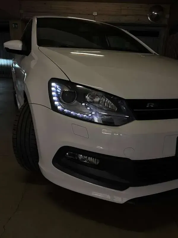 Usata VW Polo R-line 86 CV (63 kW) 2013 Bianco Utilitaria