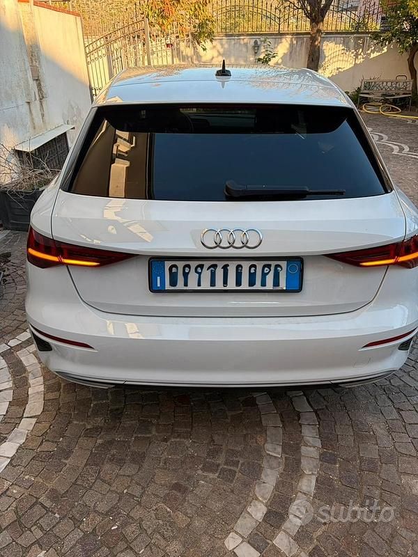 Usata Audi A3 116 CV (85 kW) 2022 Bianco Berlina